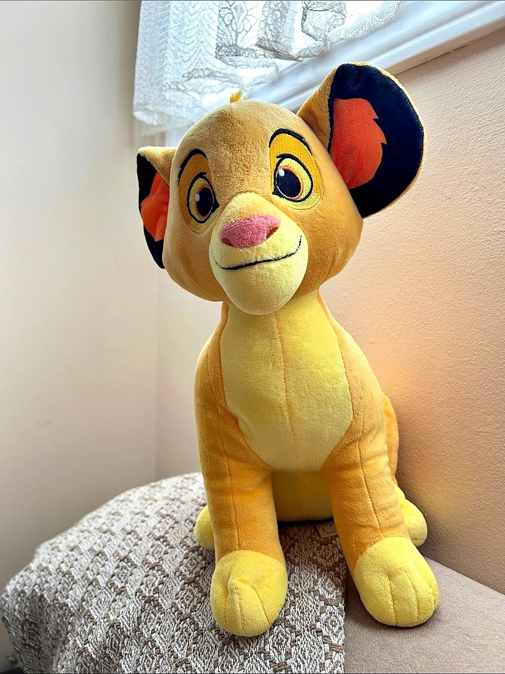 Disney Simba Lion King 14” Seated Plush Stuffed Animal